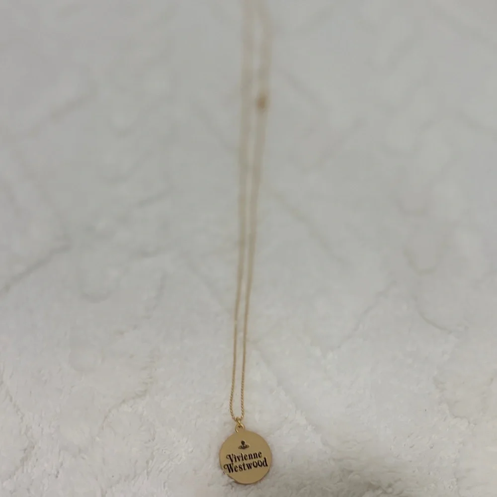 Vivienne Westwood Logo Pendant Necklace 18K gold-plated fall 25 (item #N10) - Picture 7 of 9
